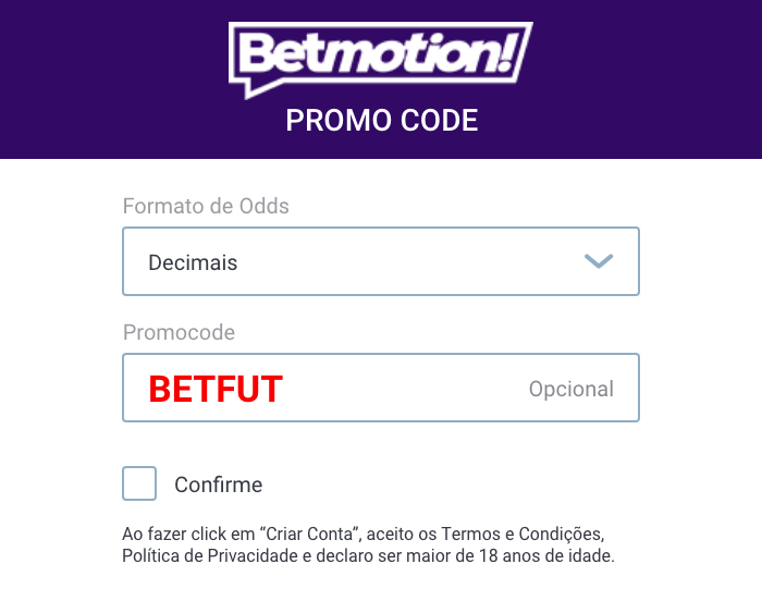 promocode betmotion BETFUT