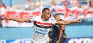 Série C: Salatiel comemora 1º gol pelo Botafogo-SP: 