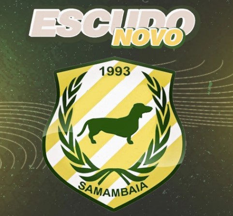 Candango: Após acesso, Samambaia FC muda escudo e coloca cachorro “salsicha”. VEJA!