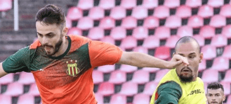 Série B: Volante destaca retrospecto do Sampaio no Castelão 2 Sampaio Corrêa Grêmio André Luiz Série B Castelão