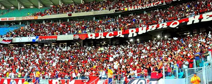 Torcida do Flamengo lidera na Bahia