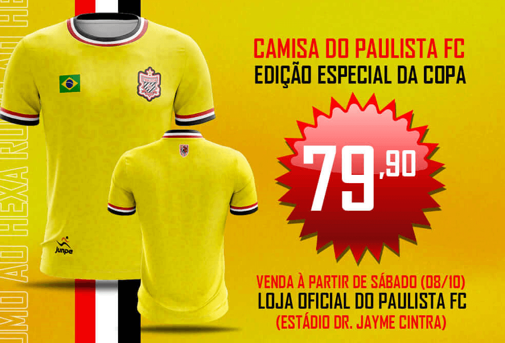 Com tempo de sobra, Paulista lança camisa em homenagem a seleção brasileira 2 309266649 5779780695393453 4459763374882001523 n 1 1
