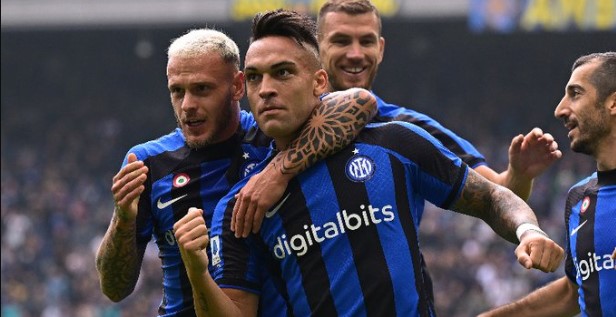 Lautaro Martinez marcou um dos gols da vitória da Inter