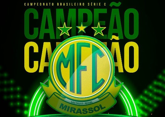 Mirassol campeão da Série C e coloca a terceira estrela