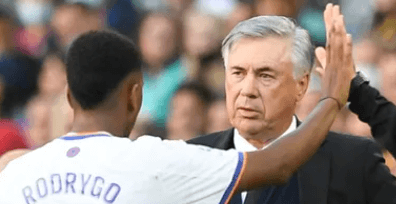 Ancelotti Rodrygo Real Madrid El Clásico