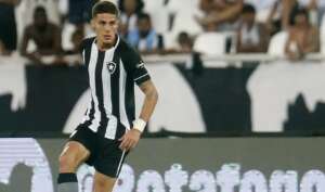 Atacante do Botafogo, Del Piage ironiza pênalti assinalado para o Avaí