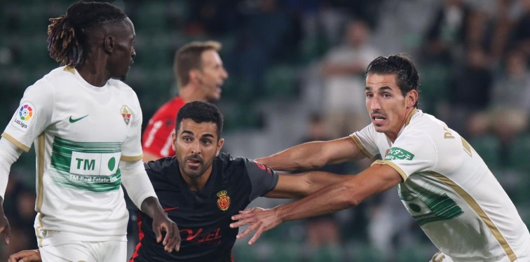 ESPANHOL: Elche e Mallorca empatam em jogo com um gol e uma expulsão para cada lado