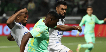 Endrick assistência pelo Palmeiras