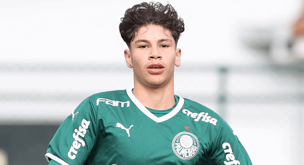 Erick Belé do Palmeiras no Paulista Sub-15