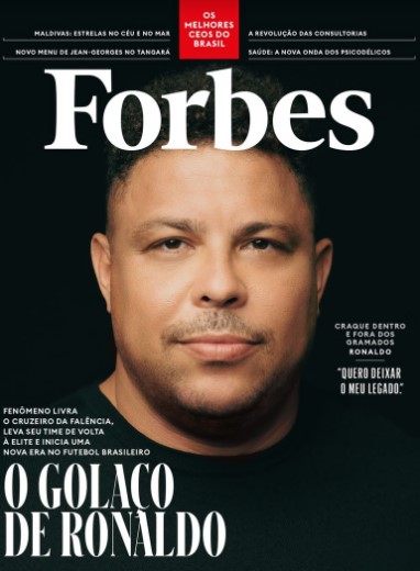 Ronaldo é destaque na gestão do Cruzeiro e estampa capa da Forbes Brasil