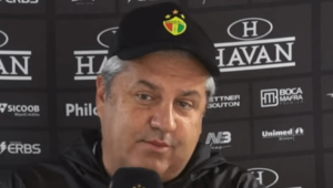 Série B: Kleina, do Brusque, lamenta 1ª queda para a Série C