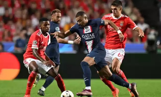 LIGA DOS CAMPEÕES: PSG e Benfica duelam pela liderança do Grupo H