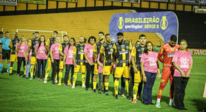 Série B: Novorizontino promove ação enfatizando a campanha Outubro Rosa