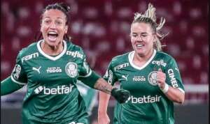 LIBERTADORES FEMININA: Palmeiras vence o América de Cali por 1 a 0 e está na final