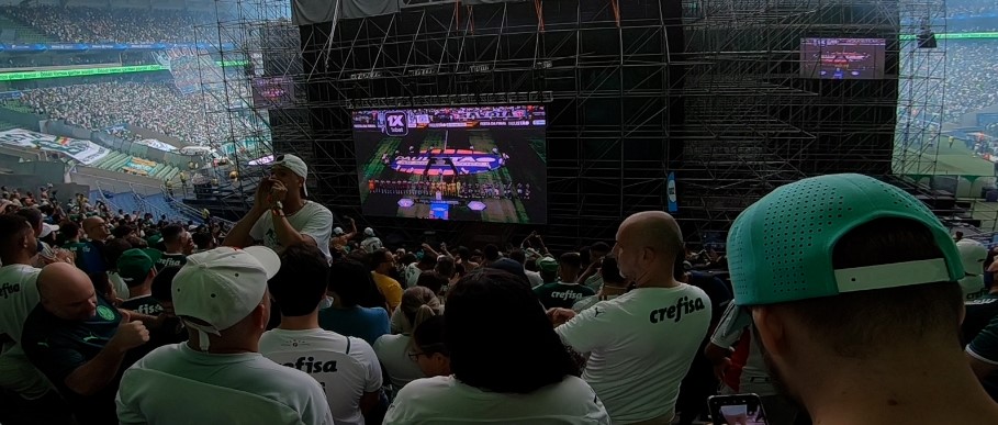 Palmeiras repete modelo de telões no paulistão