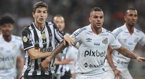 Santos e Atlético-MG sonham com uma vaga na libertadores