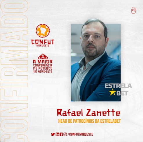 Rafael Zanette apresentará case “EstrelaBet” durante a Confut Nordeste 2022