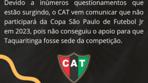 Copa SP: Manthiqueira e Taquaritinga ficarão fora do torneio