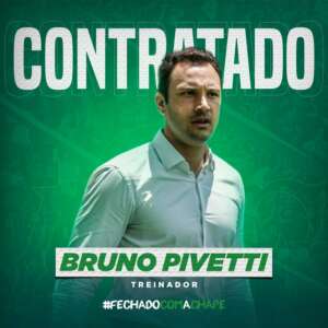 Chapecoense anuncia Bruno Pivetti como novo técnico para 2023