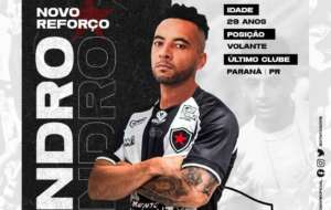 Paraibano: Botafogo anuncia Evandro como novo reforço do time