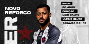 Paraibano: Botafogo oficializa meia Miler, ex-Vitória e Atlético-BA