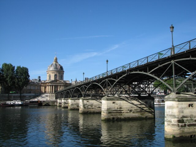 Pont des Arts vue depuis le quai rive droite 1