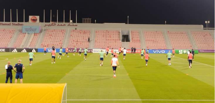 Brasil em primeiro treino no Catar