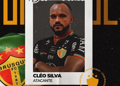 Cleo Silva é o novo atacante do Brusque para a temporada de 2023