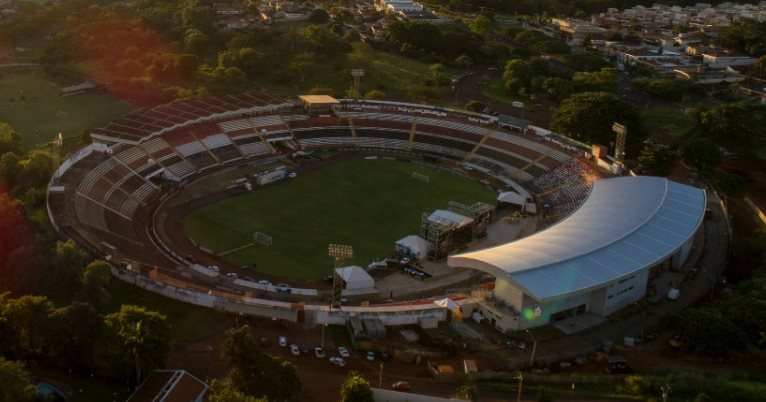 Estádio Botafogo gramado