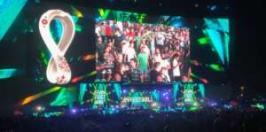 Mesmo sem álcool, a festa está rolando solta aqui no Catar