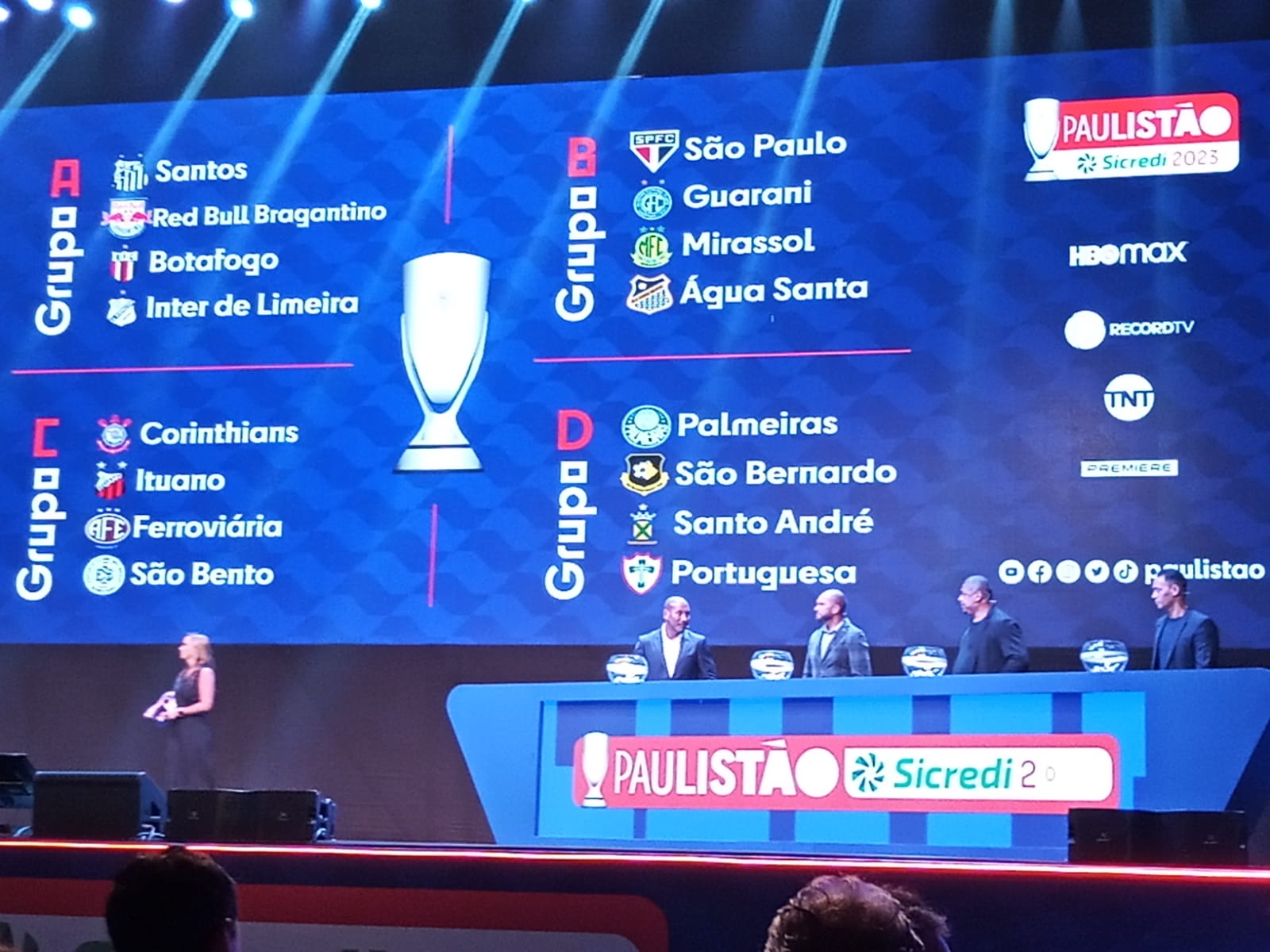 Sorteio define os grupos do Campeonato Paulista 2023; confira