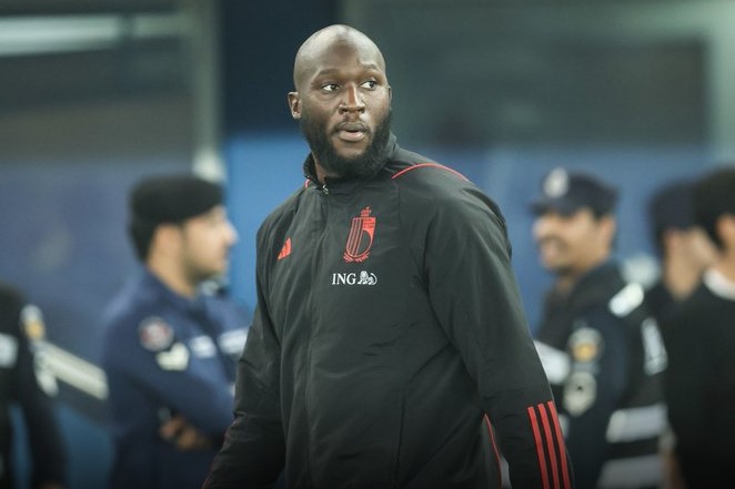 Lukaku participa de treino da seleção da Bélgica após se recuperar de lesão