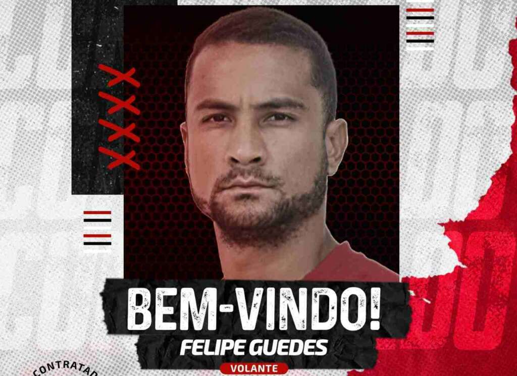 Cearense: Ferroviário anuncia Felipe Guedes, ex-Grêmio