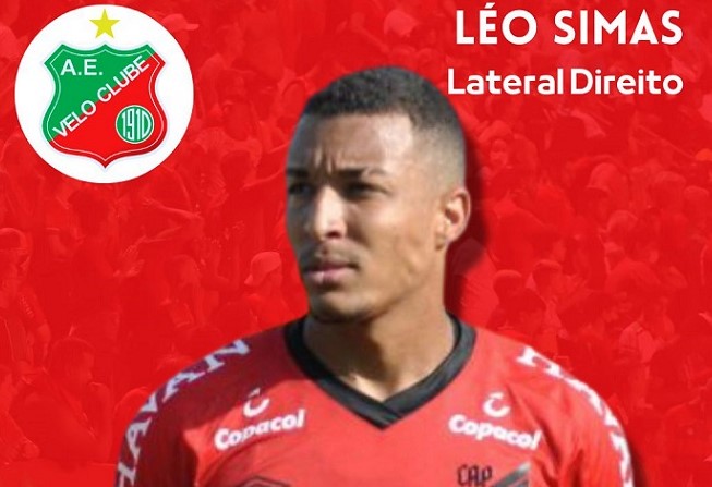 Paulista A2: Velo Clube anuncia lateral Léo Simas, ex-Orlando City-EUA