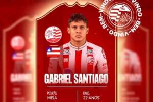 Pernambucano: Náutico apresenta Gabriel Santiago