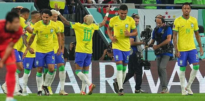 Brasil 4 x 1 Coreia - Copa do Catar