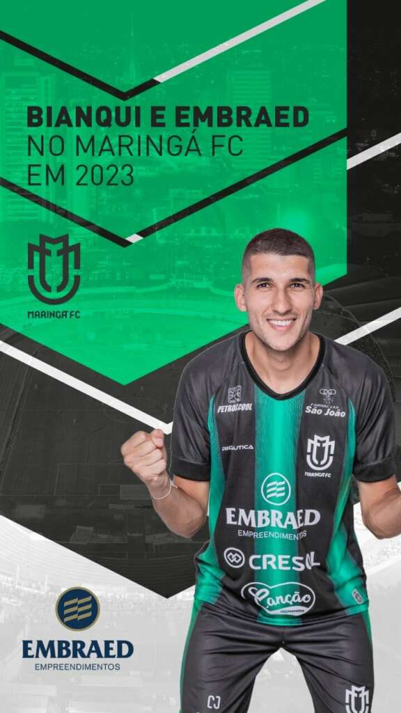Maringá confirma retorno de Matheus Bianqui e renovação com patrocinador 2 Maringá anuncios
