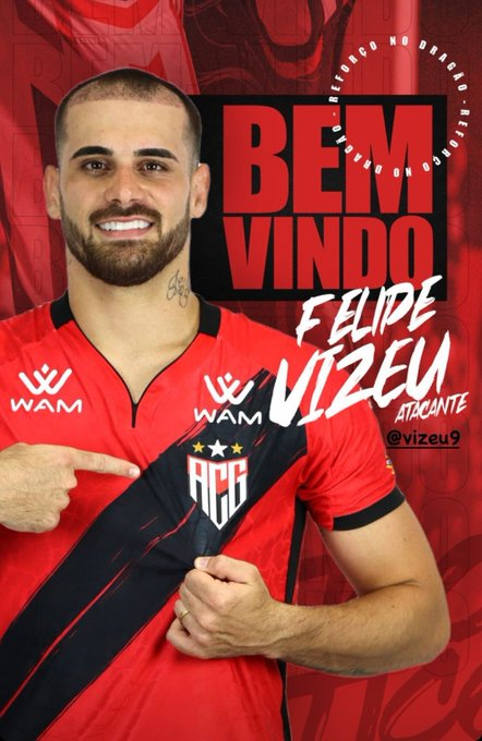 Goiano: Agora é oficial! Felipe Vizeu é do Atlético Goianiense