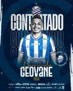 Alagoano: CSA confirma contratação de meia Geovane, ex-Mirassol