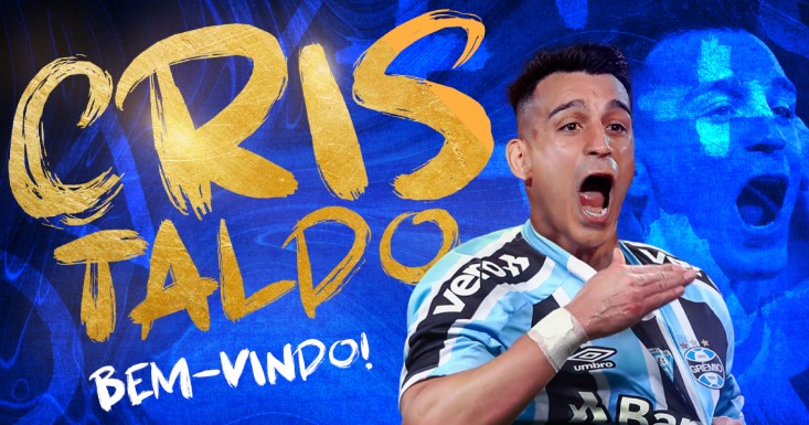 Cristaldo é o novo reforço do Grêmio