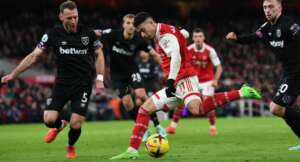 INGLÊS: Martinelli marca em virada do Arsenal sobre o West Ham e segue líder isolado