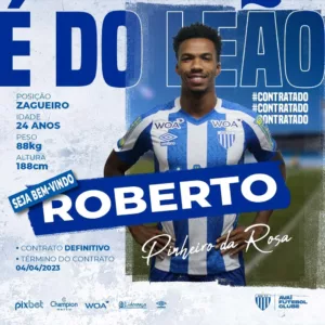 Catarinense: Avaí anuncia zagueiro Roberto, ex-Internacional