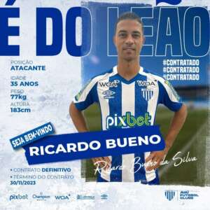 Catarinense: Avaí anuncia oficialmente chegada de Ricardo Bueno