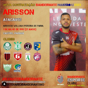 Paulista A3: Durante final da Copa do Mundo, Bandeirante anuncia mais três reforços