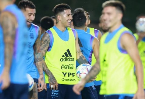 Argentina tem treino descontraído no Catar