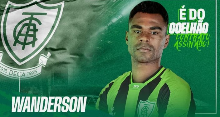 Mineiro: América anuncia oficialmente o zagueiro Wanderson até 2024