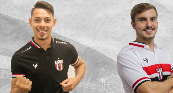 o goleiro Levy (esquerda) e zagueiro Gustavo Cipriano (direita) são os novos reforços do Botafogo