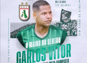 Paraibano: Sousa anuncia meia Carlos Victor, ex-Ceará e Ferroviária