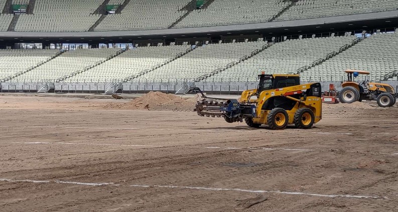 Arena Castelão passa por reformas