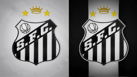 Santos Coroa Escudo Homenagem Pelé